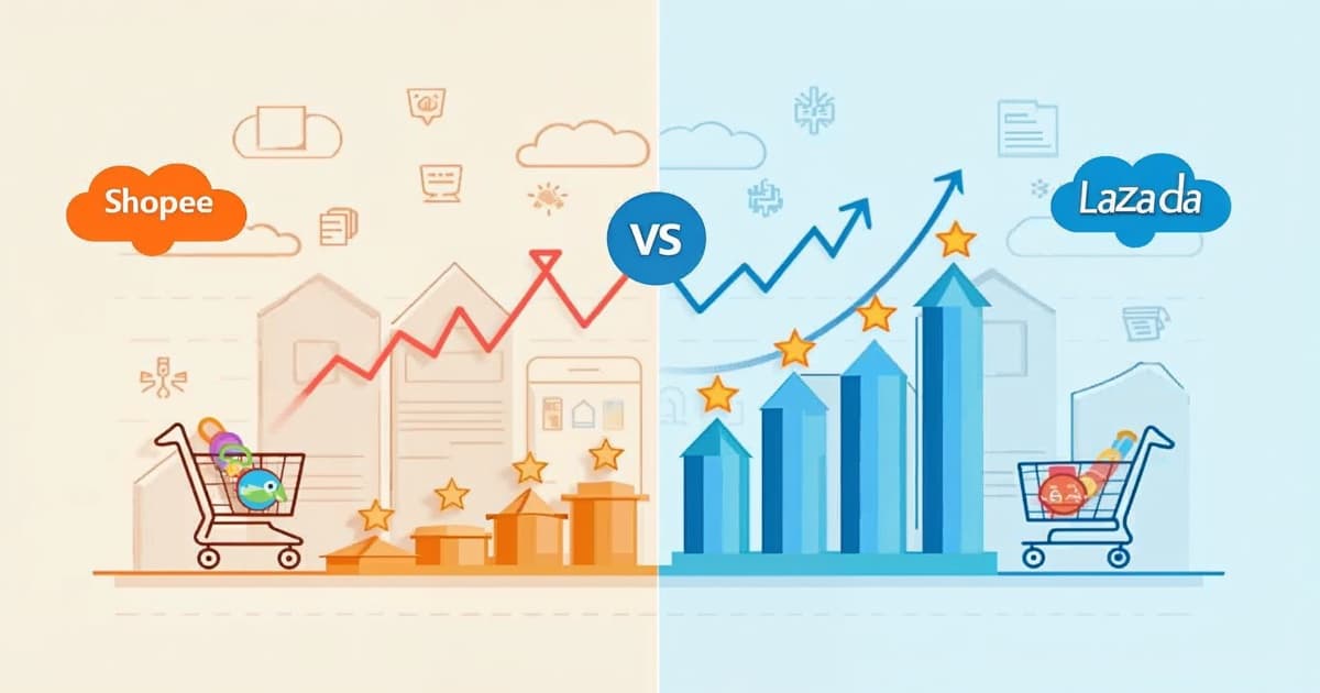 อัลกอริทึม Shopee Lazada 2026: เคล็ดลับดันสินค้าขึ้นหน้าแรก
